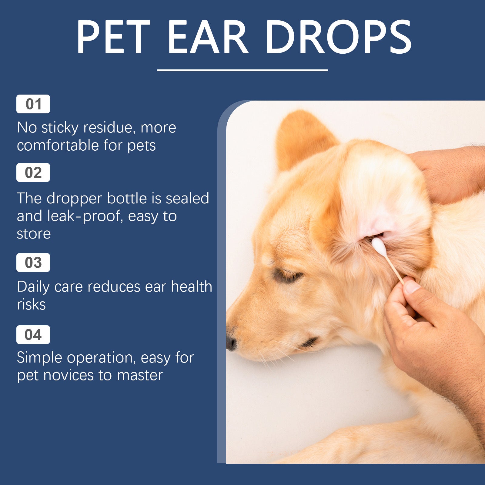 Dog Ear Cleaner - Natural Antibacterial Prevention
